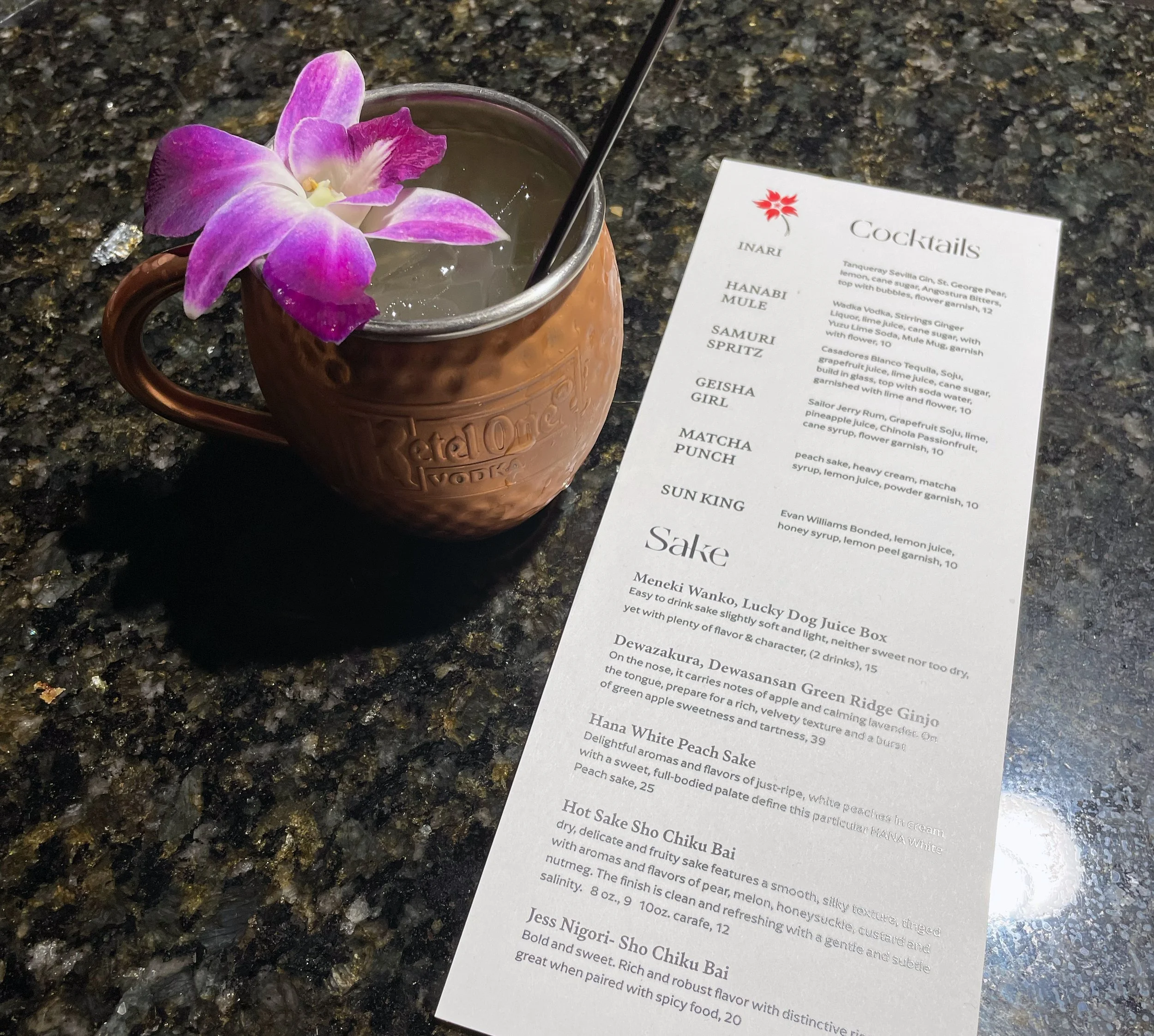 Full Menu — Hanabi Hibachi & Sushi